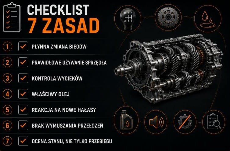 7 zasad manualnej skrzyni