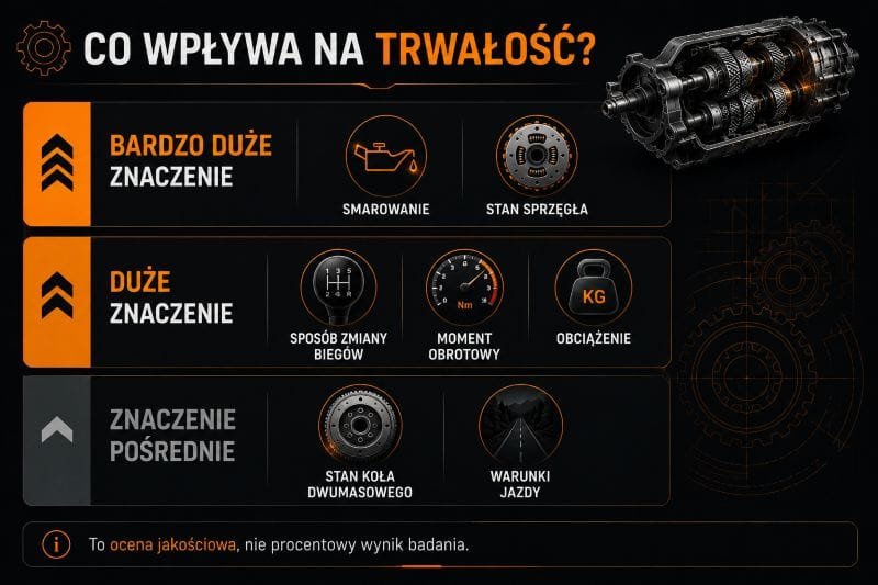 zywotnosc manualnej skrzyni biegow